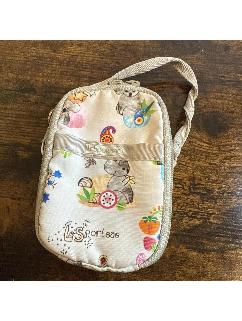 LeSportsac Koala Print 5" Wristlet Case